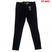 Men’s Black Denim 5 Pocket Long Pant